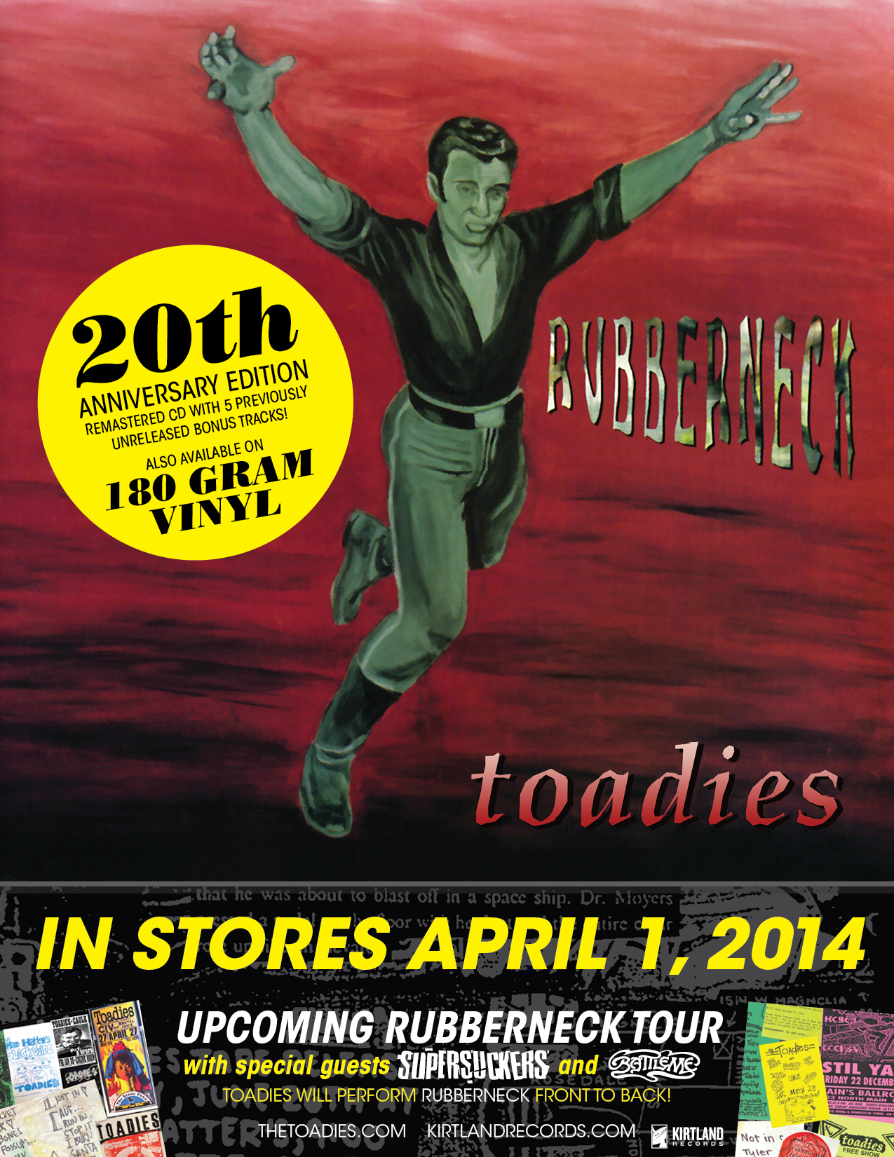 Rubberneck 20th Anniversary Toadies